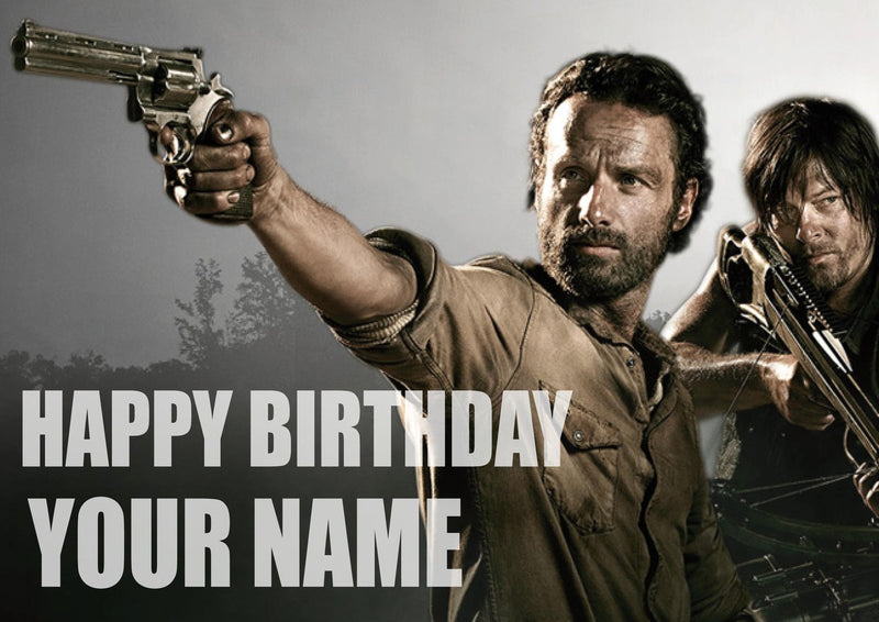 Walking Dead 2 Birthday Card