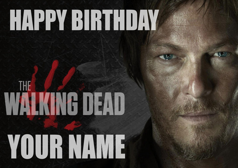 Walking Dead Birthday Card