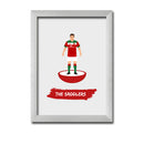 Walsall Football Club gift - The Saddlers - Tiny Men Big Balls Poster
