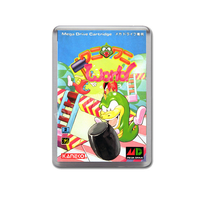 Waniwani World Jp Game Style Inspired Sega Megadrive Retro Video Gaming Magnet