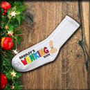 Personalised Wanking Sock - Any Name Funny Rude Xmas Gift