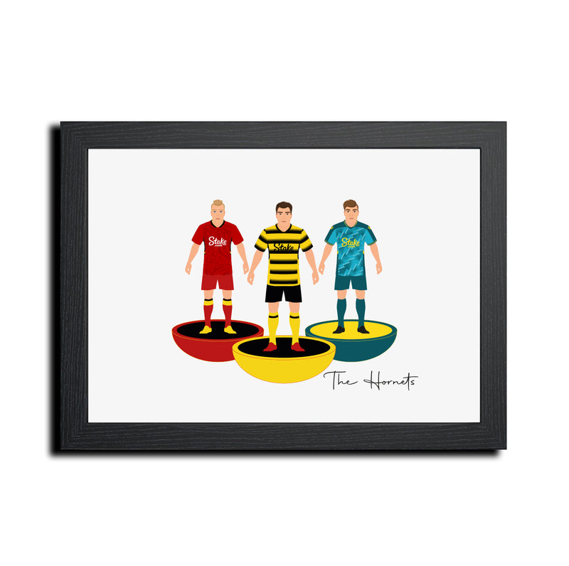 Watford Football Club gift - Tiny Men Big Balls Poster