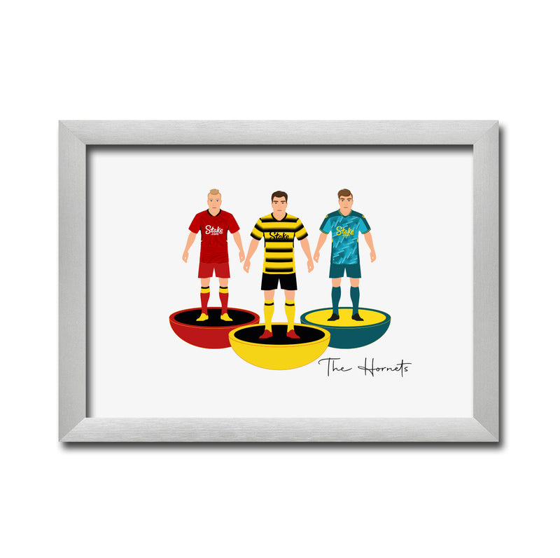 Watford Football Club gift - Tiny Men Big Balls Poster