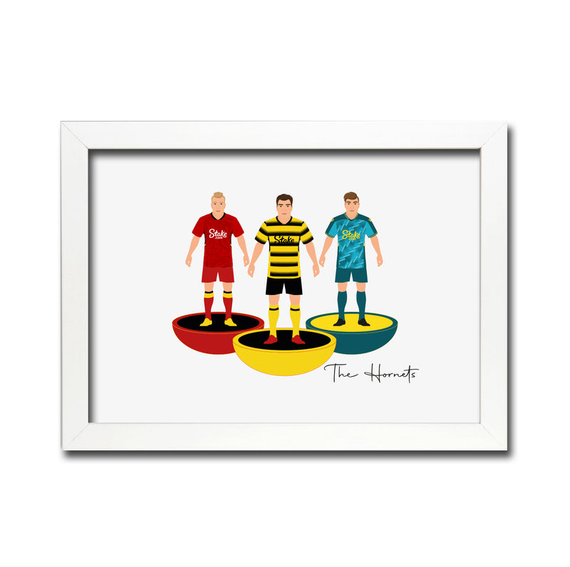 Watford Football Club gift - Tiny Men Big Balls Poster