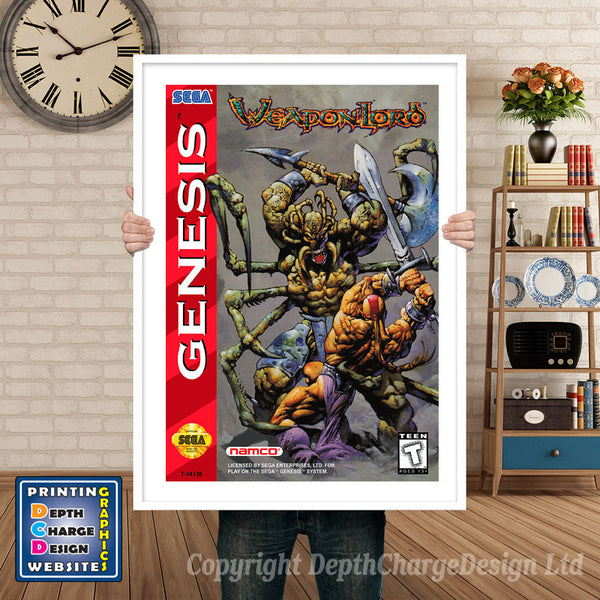 Weapon Lord - Sega Megadrive Inspired Retro Gaming Poster