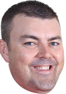 Wes Newton Celebrity Face Mask Fancy Dress Cardboard Costume Mask