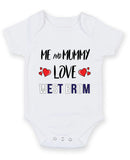 Me and Mummy love west brom Personalised FOOTBALL TEAM Baby Grow
