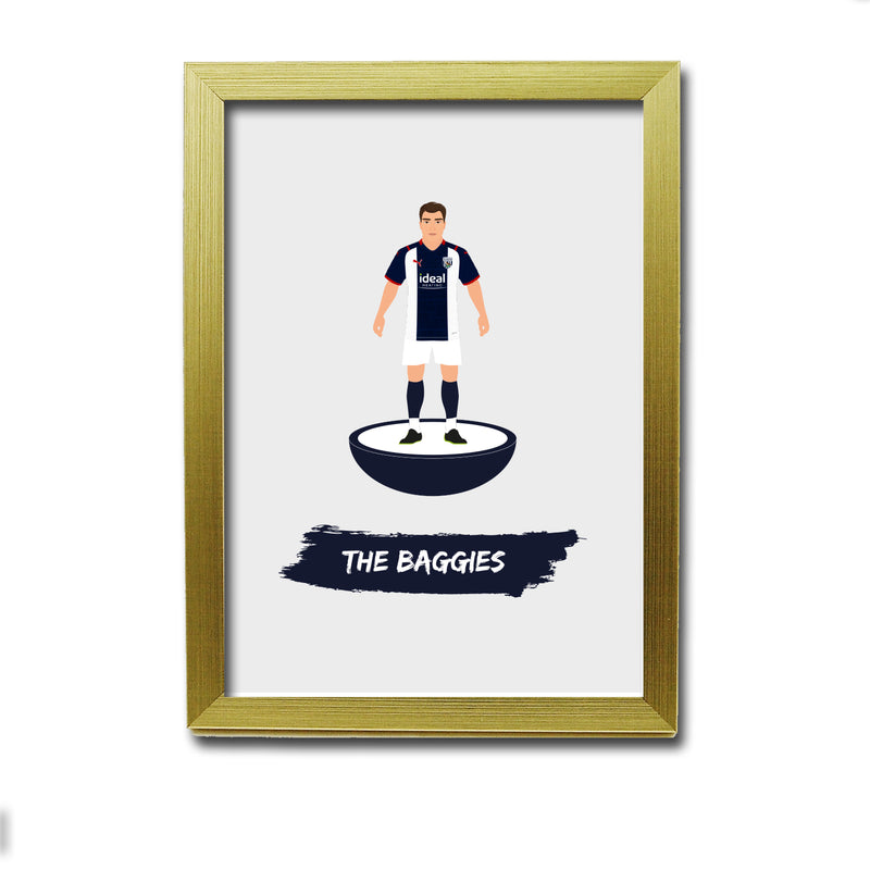 West Brom Football Club gift - The Baggies - Tiny Men Big Balls Poster