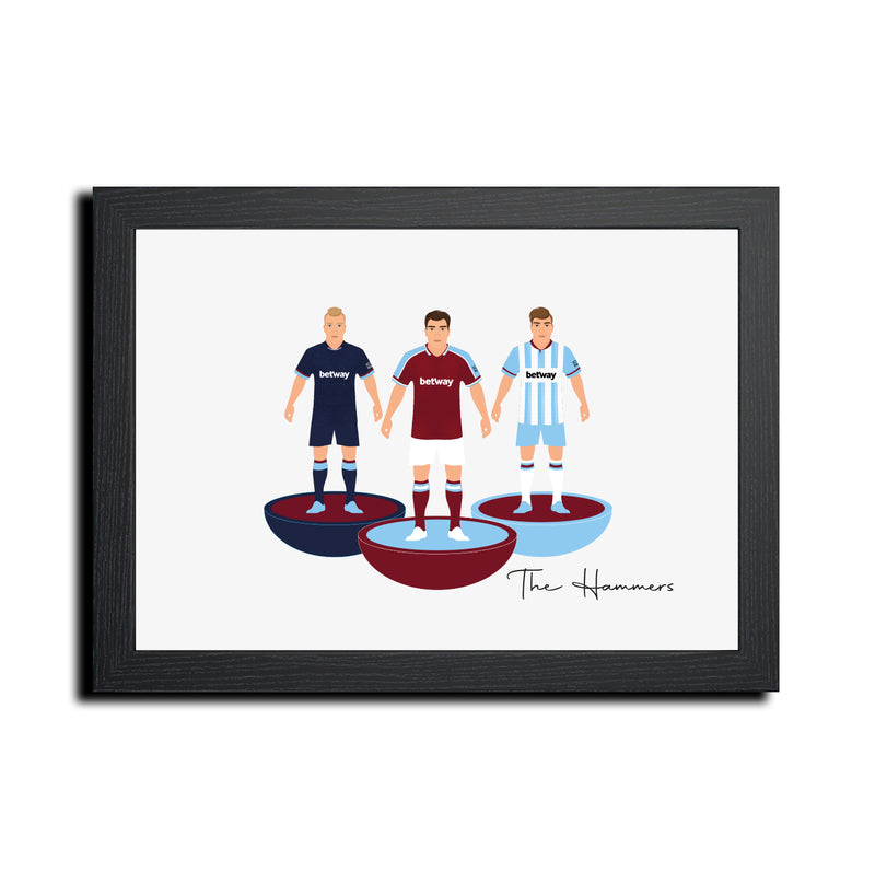 West Ham Football Club gift - Tiny Men Big Balls Poster