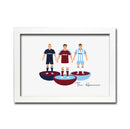 West Ham Football Club gift - Tiny Men Big Balls Poster