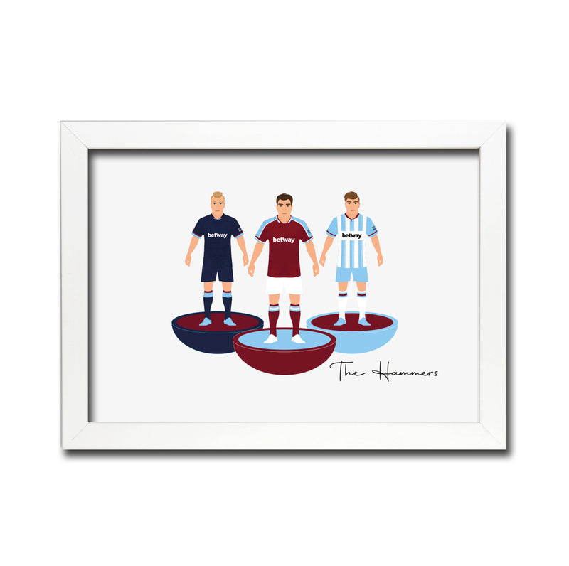 West Ham Football Club gift - Tiny Men Big Balls Poster