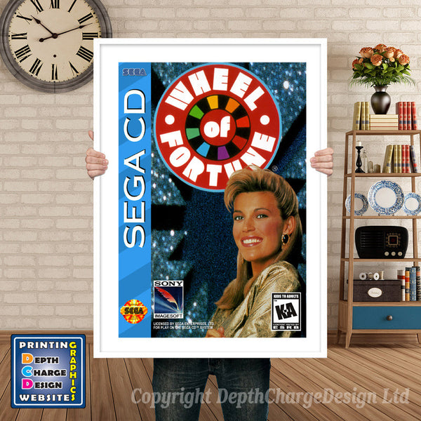 Capcom Quiz Jp Sega Sega Mega CD Inspired Retro Gaming Poster