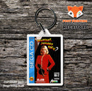 Whos Hot Johnny Rock Game Inspired Retro Gaming Keyring