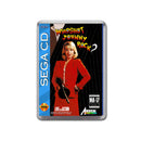 Whos Hot Johnny Rock Sega Mega CD Game Inspired Retro Gaming Magnet