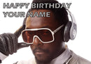 Will I Am Music Style Kids Adult FUNNY Birthday Card