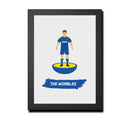 Wimbledon Football Club gift - The Wombles - Tiny Men Big Balls Poster