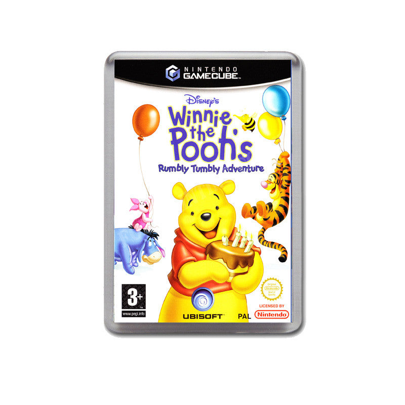 Winnie The Pooh Rumbly Tumbly Adventure Eu Style Inspired Game Gamecube Retro Video Gaming Magnet