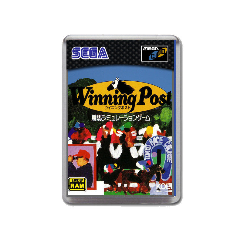 Winning Post Jp Sega Mega CD Game Inspired Retro Gaming Magnet