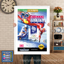 Winter Olympic Games Lille Hammer 94 - Sega Megadrive Inspired Retro Gaming Poster A4 A3 A2 Or A1