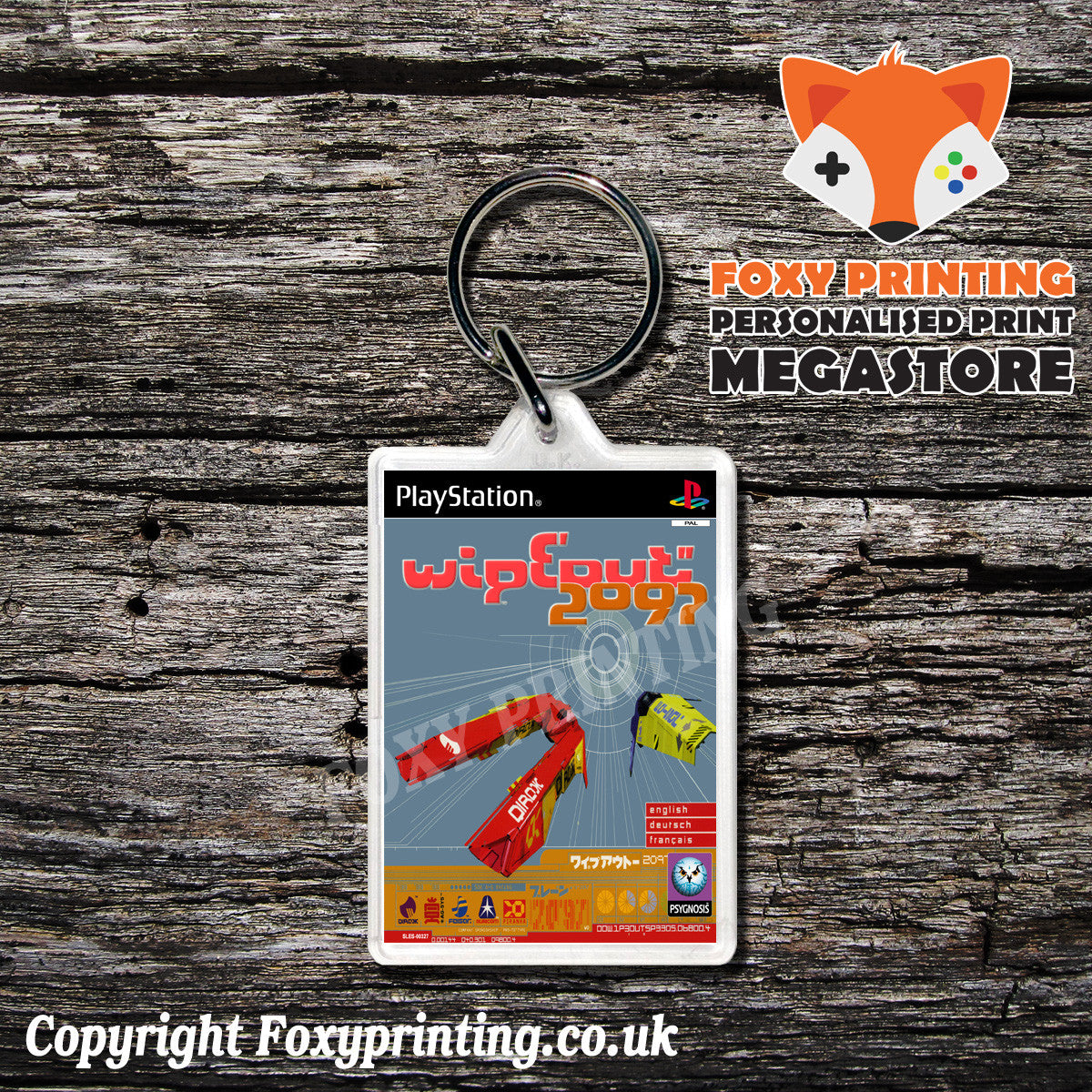 Wipe Out 2097 Eu - PS1 Playstation 1 Game Inspired Retro Gaming Magnet