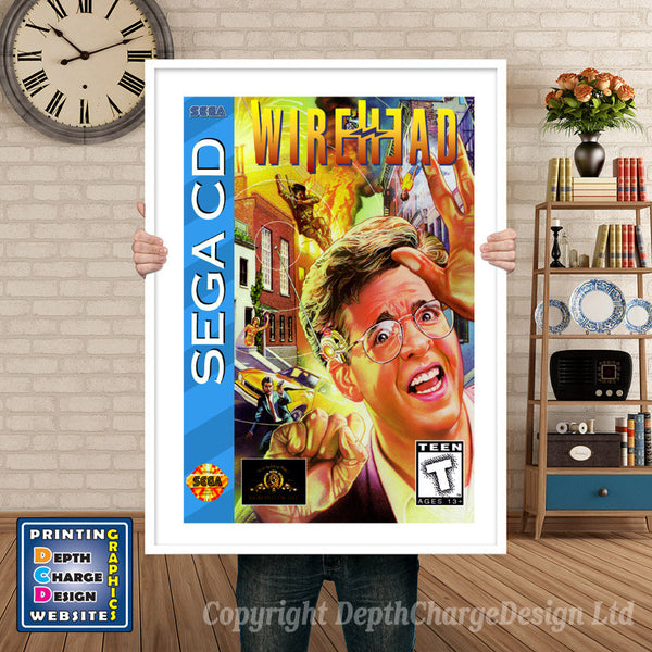 Colors Of Modern Rock Sega Sega Mega CD Inspired Retro Gaming Poster
