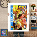 Colors Of Modern Rock Sega Sega Mega CD Inspired Retro Gaming Poster A4 A3 A2 Or A1