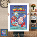 Wiznliz Eu - Sega Megadrive Inspired Retro Gaming Poster A4 A3 A2 Or A1