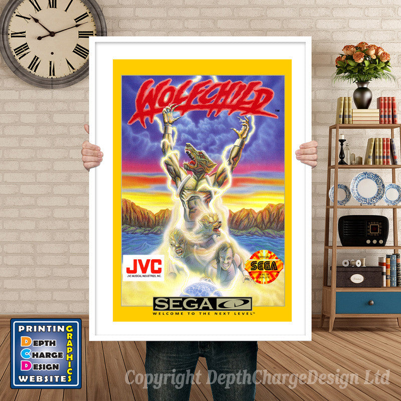 Comptons Interactive Encyclopedia Sega Sega Mega CD Inspired Retro Gaming Poster A4 A3 A2 Or A1