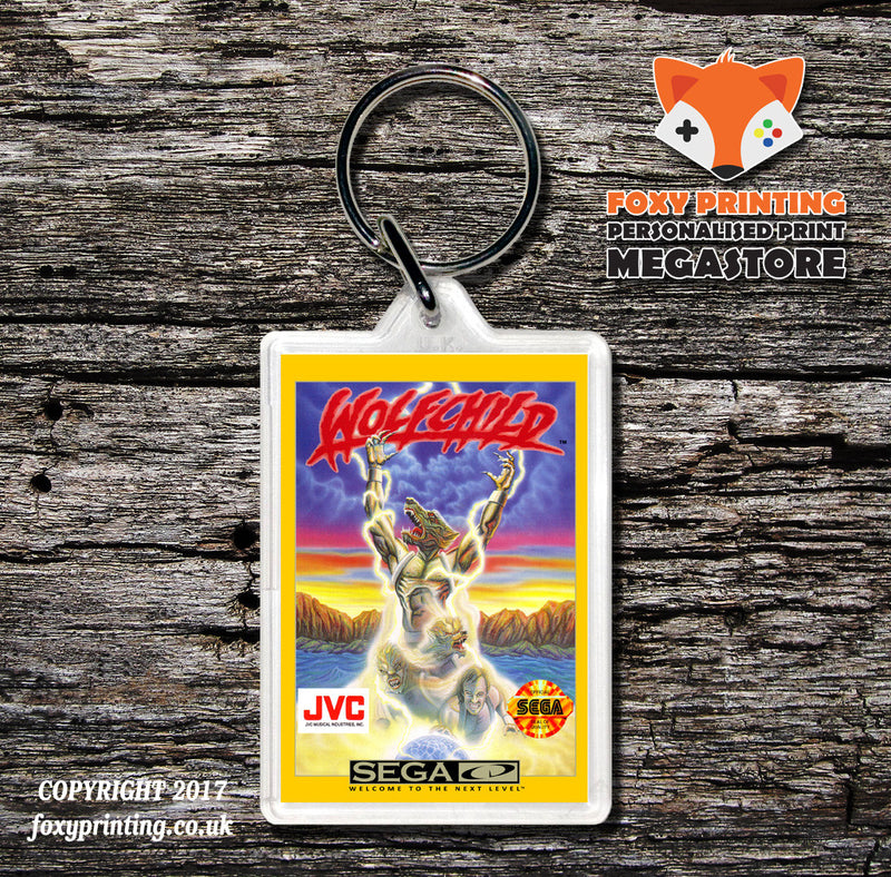 Wolfchild 3 Game Inspired Retro Gaming Keyring