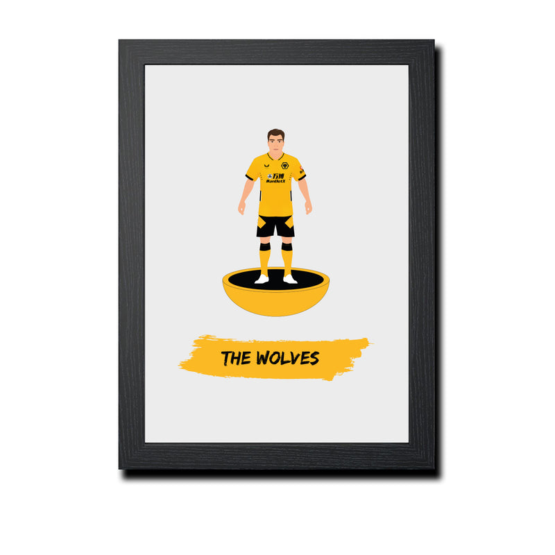 Wolves Football Club gift - The Wolves - Tiny Men Big Balls Poster