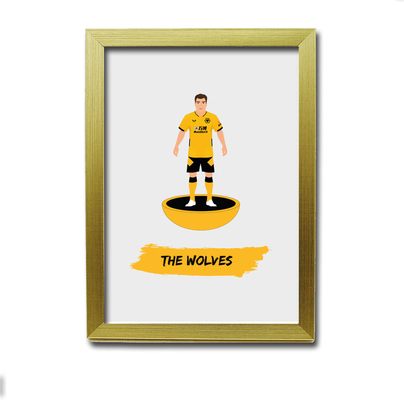 Wolves Football Club gift - The Wolves - Tiny Men Big Balls Poster