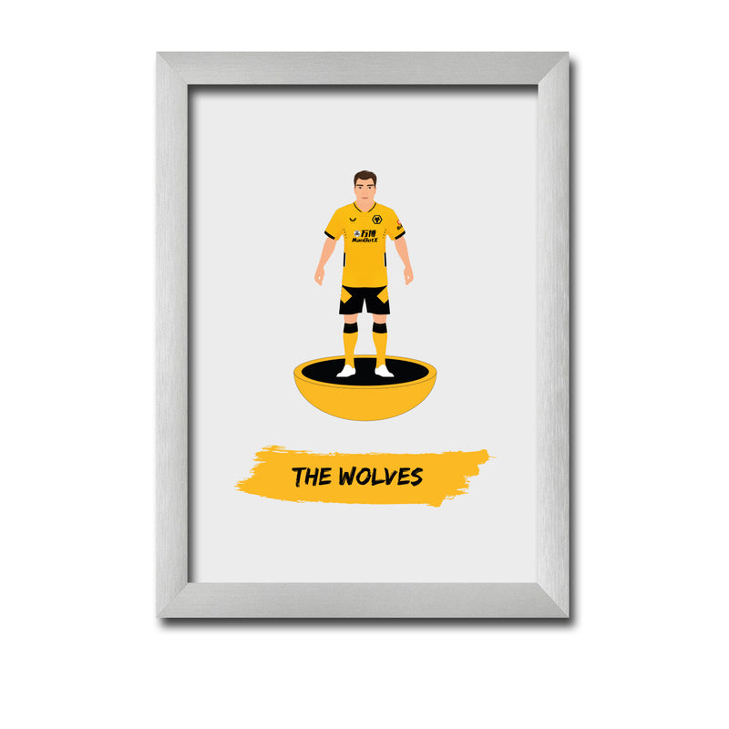Wolves Football Club gift - The Wolves - Tiny Men Big Balls Poster
