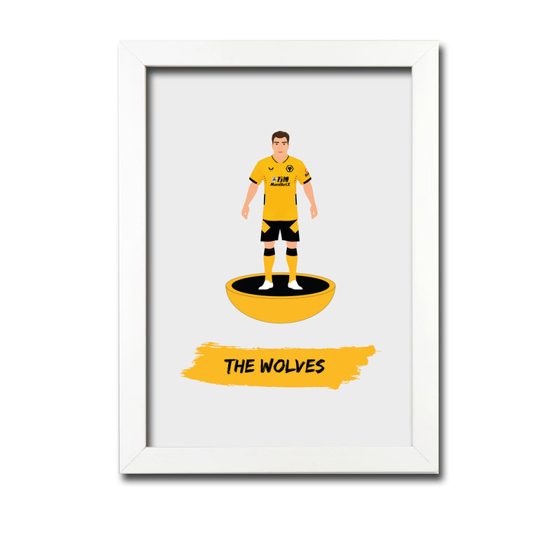 Wolves Football Club gift - The Wolves - Tiny Men Big Balls Poster
