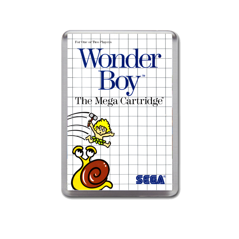 Wonderboy Au Sega Master System Game Inspired Fridge Magnet
