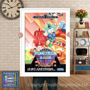 Wonderboy Iiimonsterlair Eu - Sega Megadrive Inspired Retro Gaming Poster A4 A3 A2 Or A1