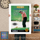 World Class Leaderboard Golf - Sega Megadrive Inspired Retro Gaming Poster A4 A3 A2 Or A1