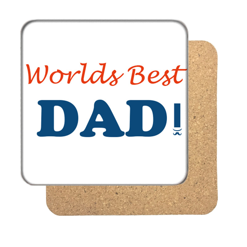 World's Best Dad Drinks Coaster