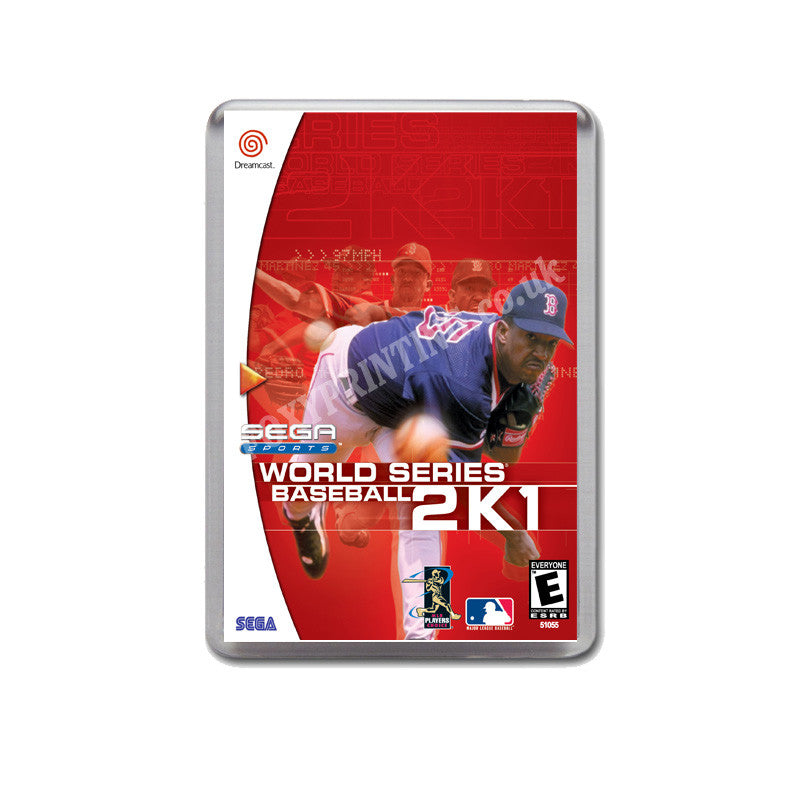 World Series 2k1 Sega Dreamcast Style Inspired Retro Game Magnet