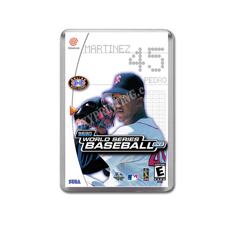 World Series 2k2 Sega Dreamcast Style Inspired Retro Game Magnet