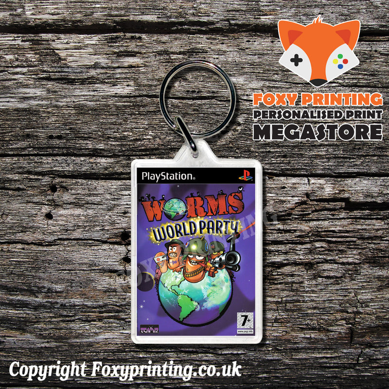 Worms World Party Gb - PS1 Playstation 1 Game Inspired Retro Gaming Magnet