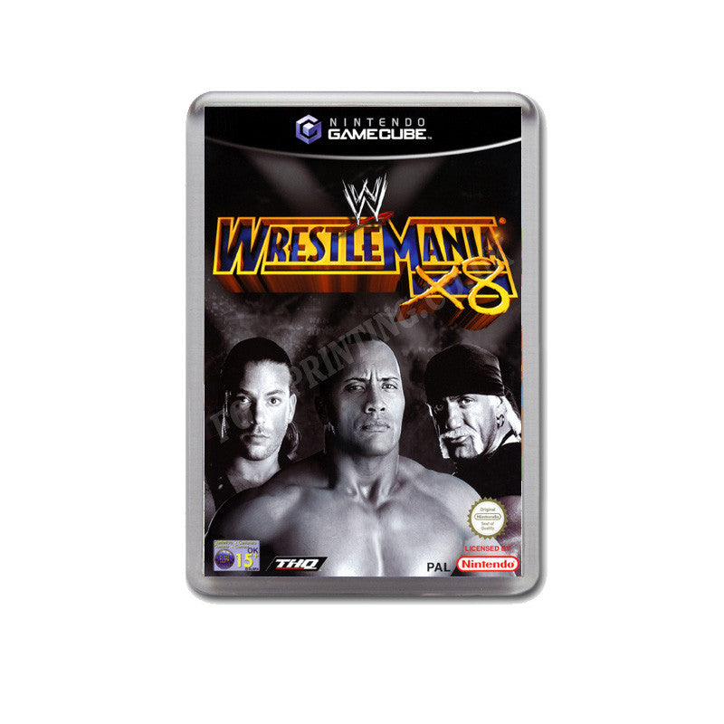 Wwe Wrestle Maniax 8 Eu Style Inspired Game Gamecube Retro Video Gaming Magnet