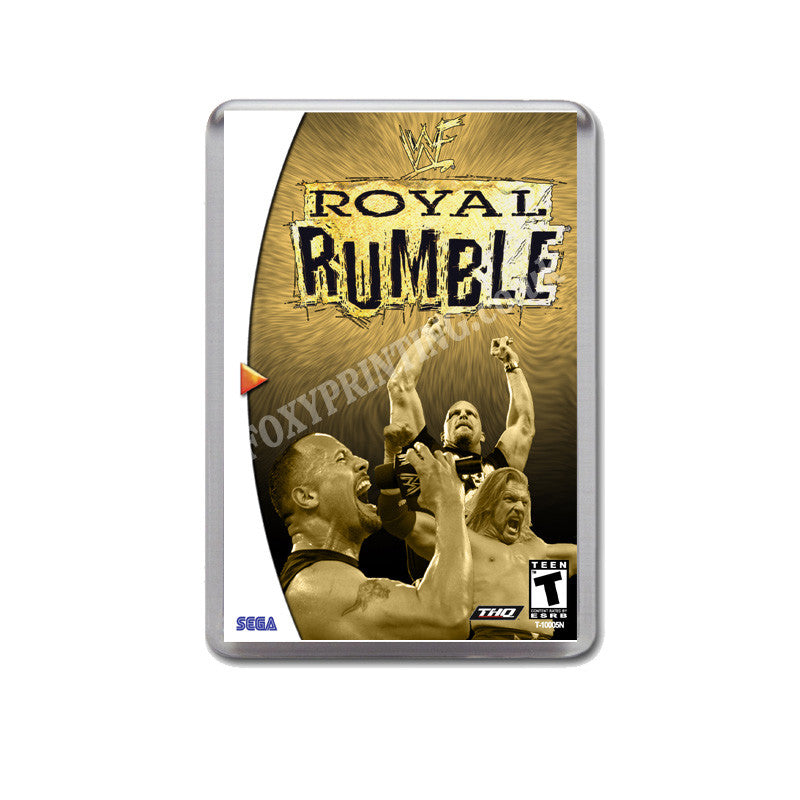 Wwf Royal Rumble 3 Sega Dreamcast Style Inspired Retro Game Magnet