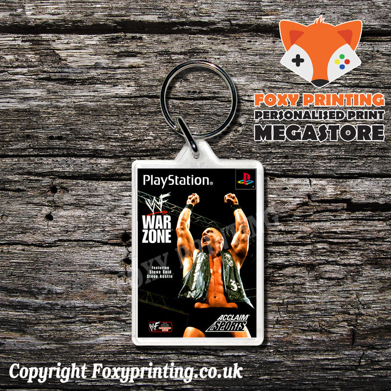 Wwf Warzone Eu - PS1 Playstation 1 Game Inspired Retro Gaming Magnet