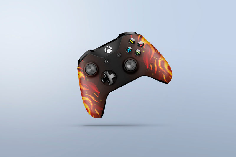 Xbox One Controller Sticker - Fire 10