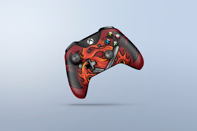 Xbox One Controller Sticker - Fire 1