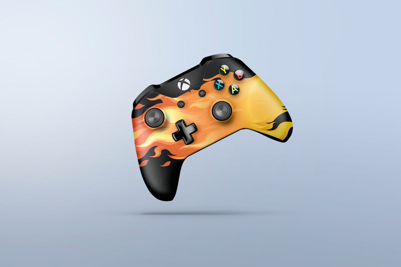 Xbox One Controller Sticker - Fire 4