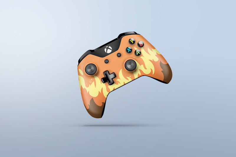 Xbox One Controller Sticker - Fire 6