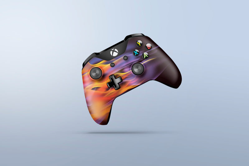 Xbox One Controller Sticker - Fire 8