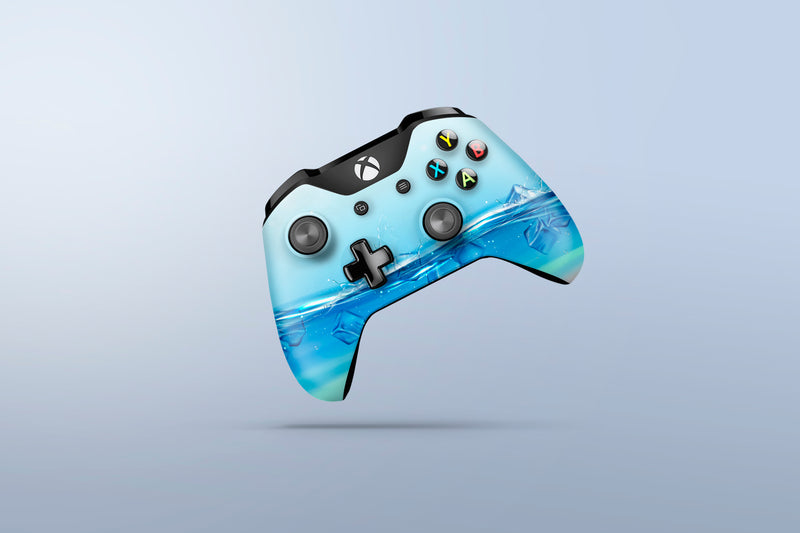 Xbox One Controller Sticker - Ice 1