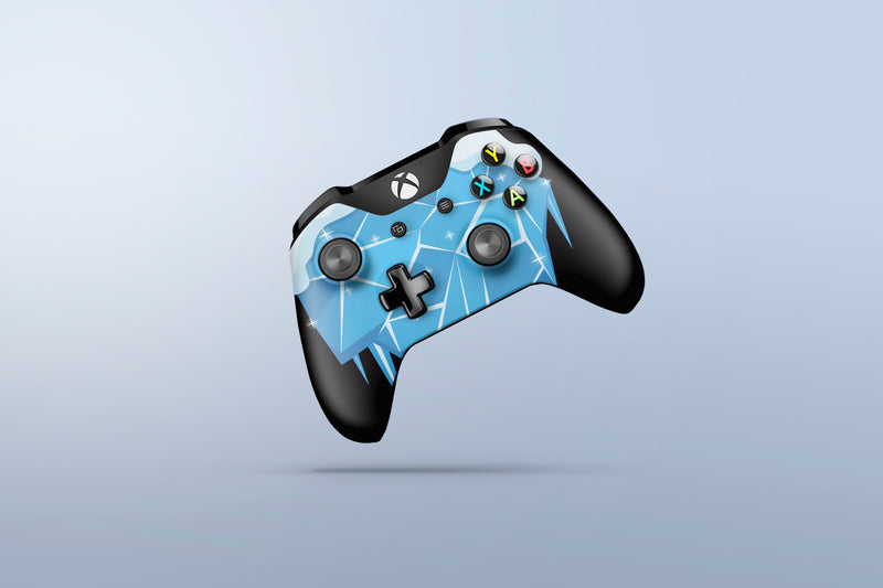 Xbox One Controller Sticker - Ice 3